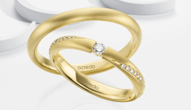 Elegant Tension Engagement Rings | acredo